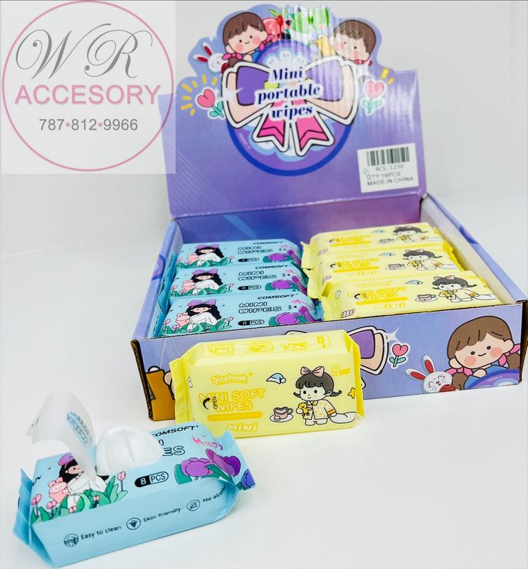 RCS-1230 mini portable wipes 16pcs