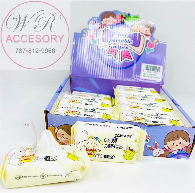 RCS-1221 Mini portable wipes 16pcs 