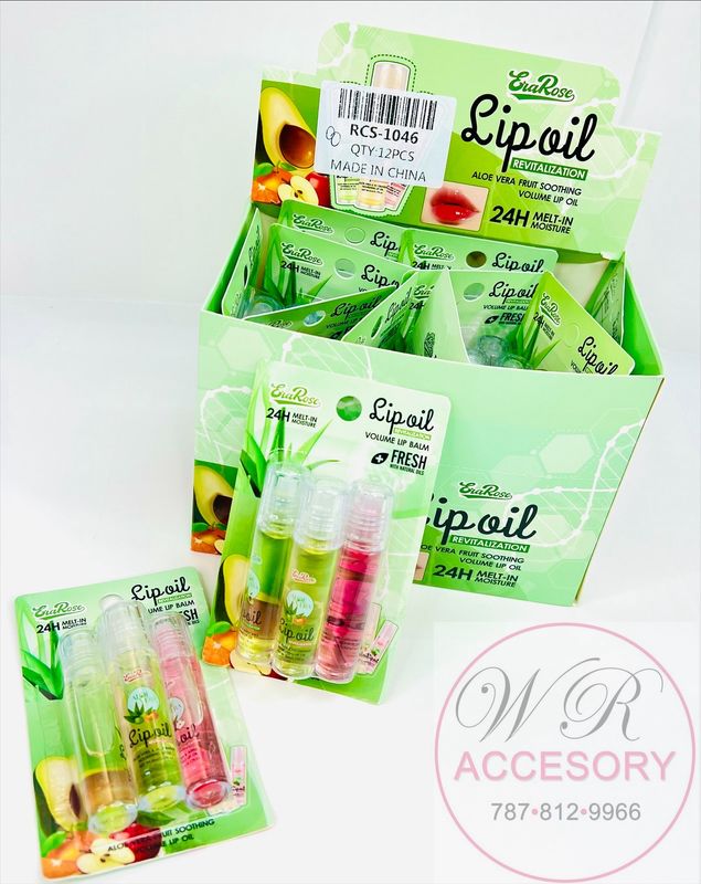 RCS-1046 Lip oil 3 in 1 12Pcs 