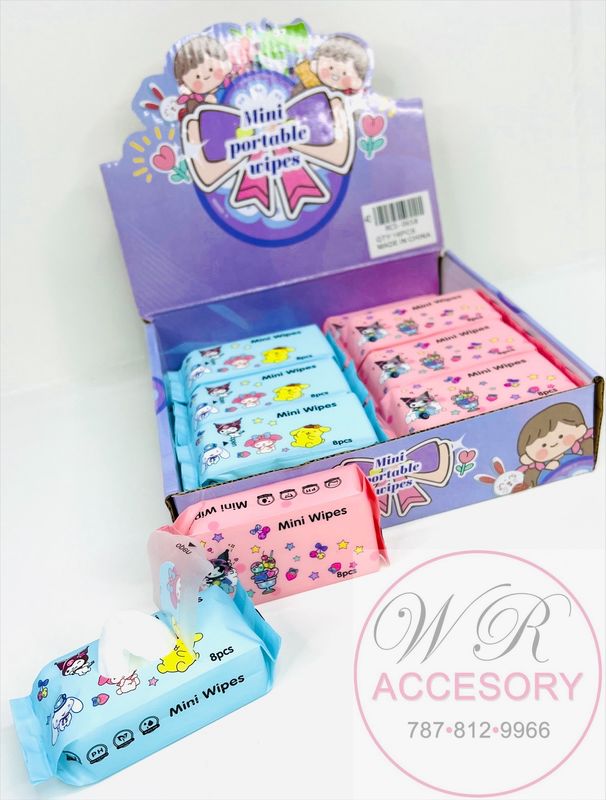 RCS-0658 Mini portable wipes 16pcs 