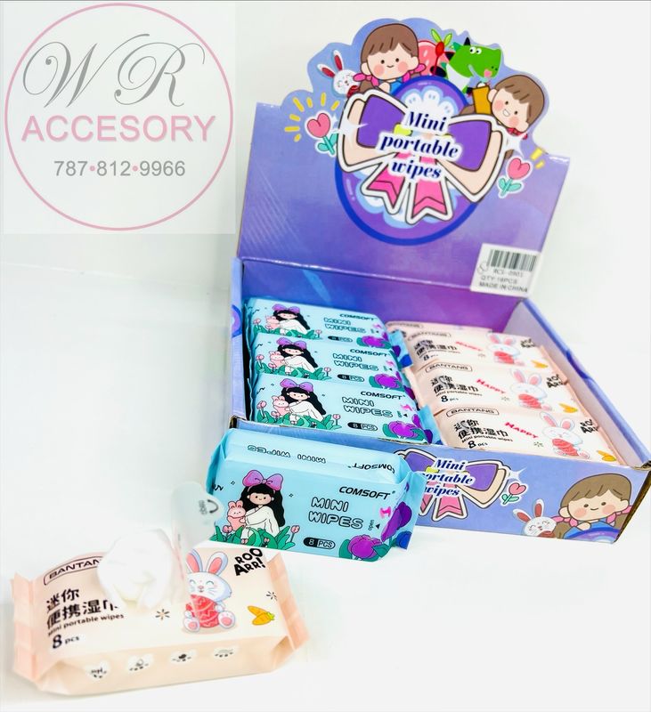 RCS-0901 mini portable wipes 16pcs 