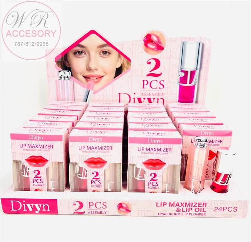RCS-1192 Lip gloss and lip balm 24Pcs 