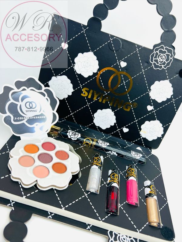LCS-0837 lip gloss, eyeshadow and perfume set 1set