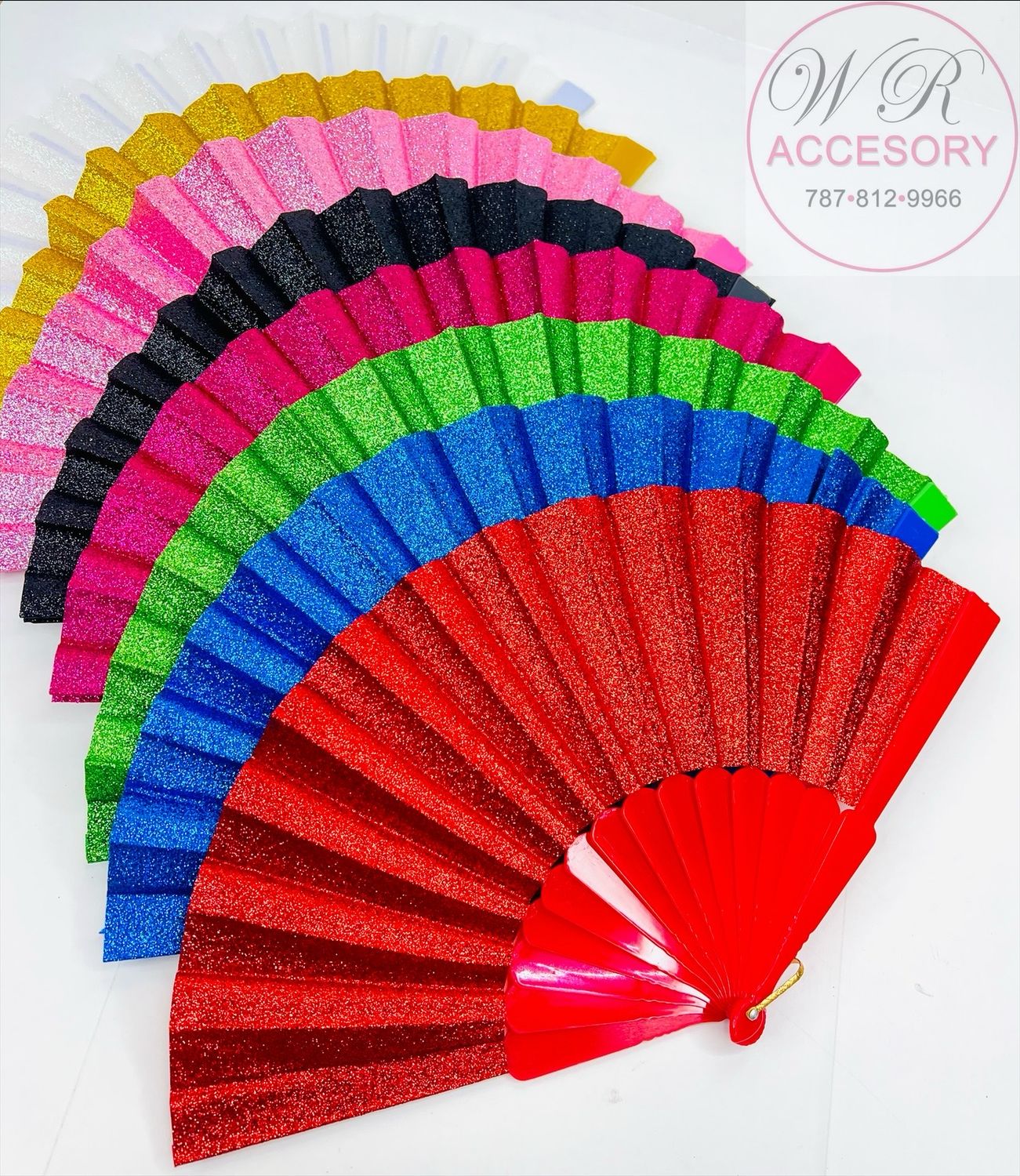 LlNT-2830 Abanicos de mano 12pcs
