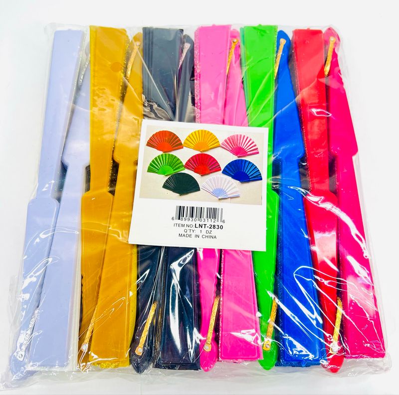 LlNT-2830 Abanicos de mano 12pcs