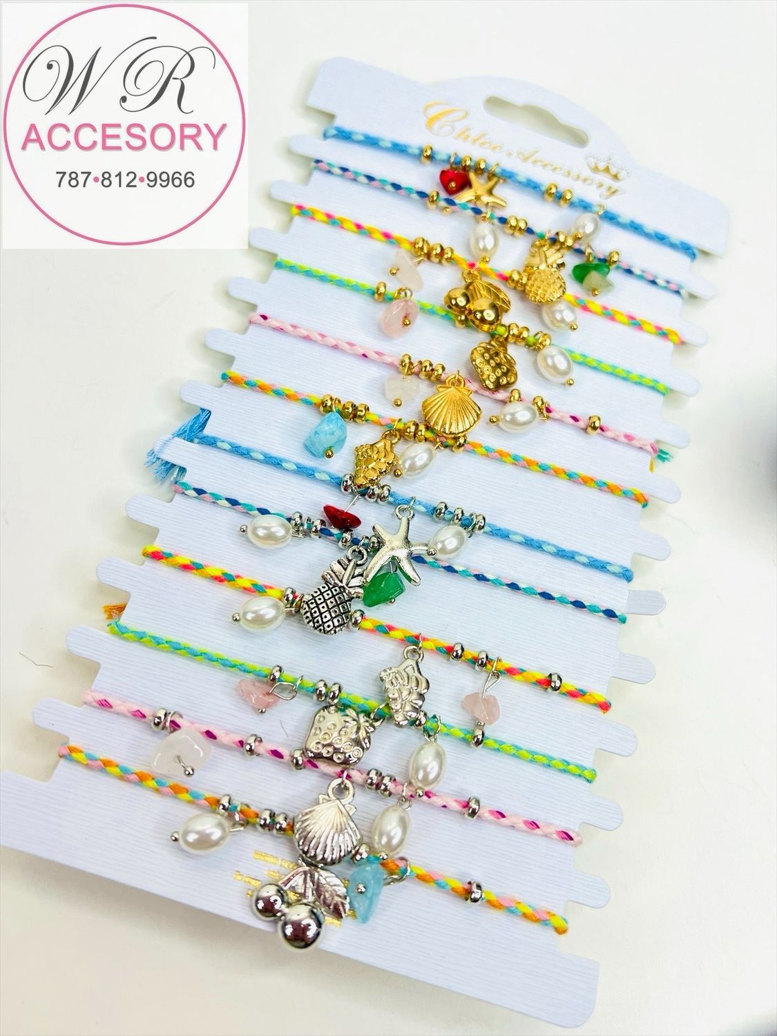 RBT-2442R pulseras 12pcs