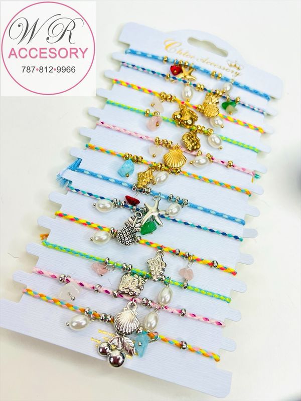 RBT-2442R pulseras 12pcs