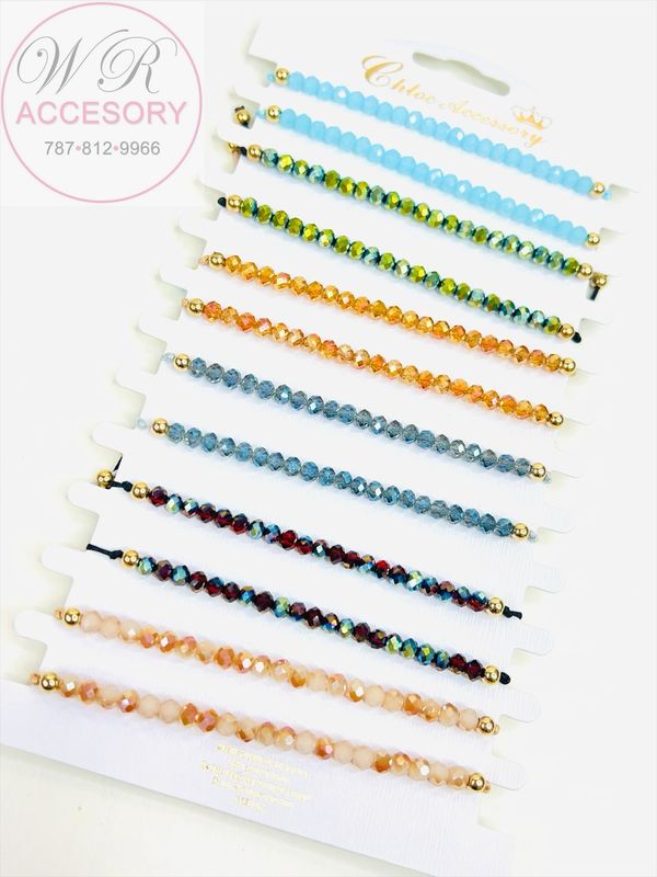 RBT-1205R pulseras 12pcs 