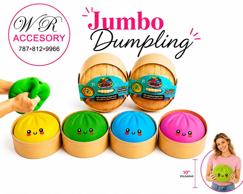 DBZ27-0104 Jumbo Dumpling 1 pcs- Color Surtido