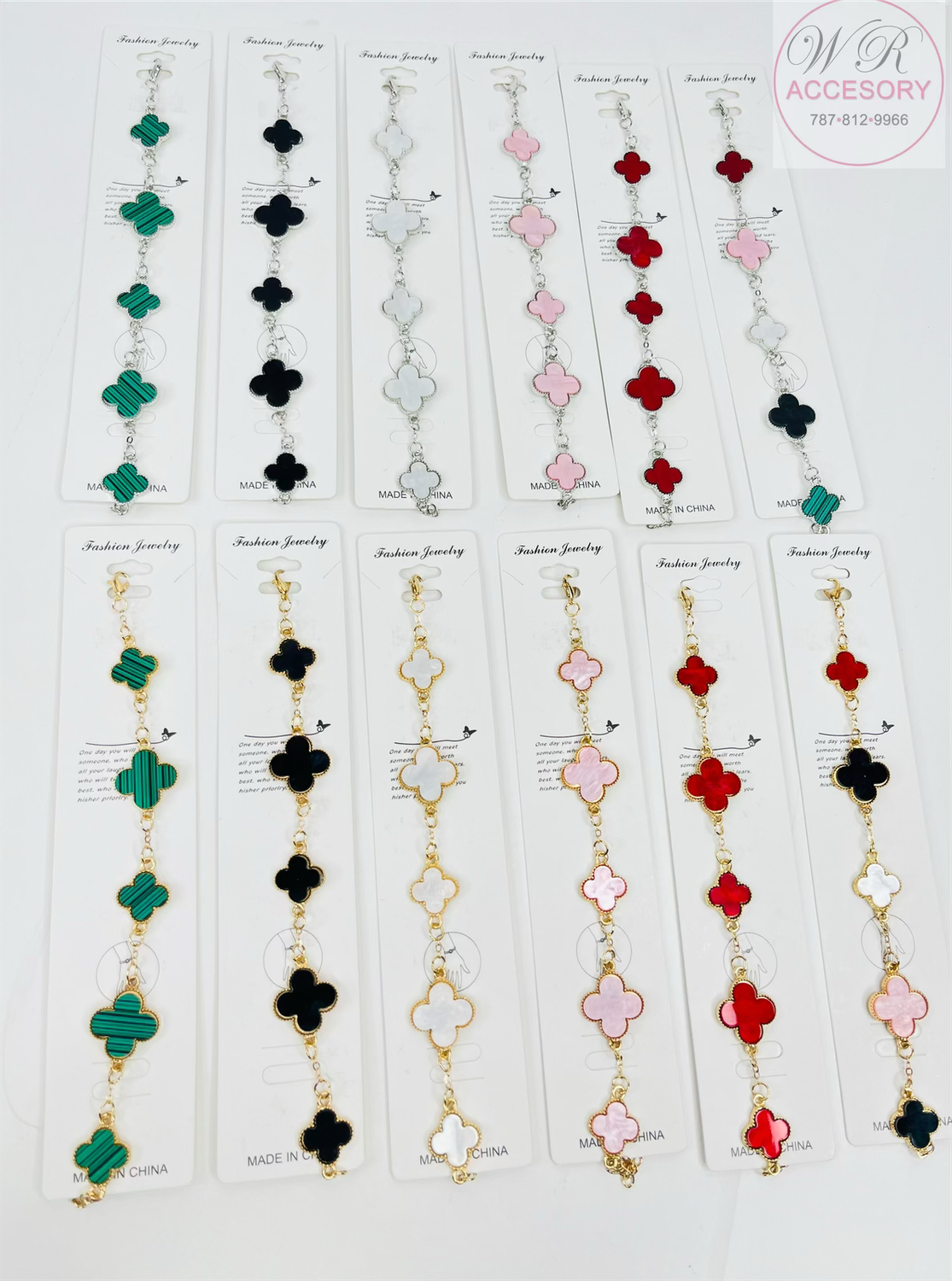 RBT-2452R pulseras 12Pcs 