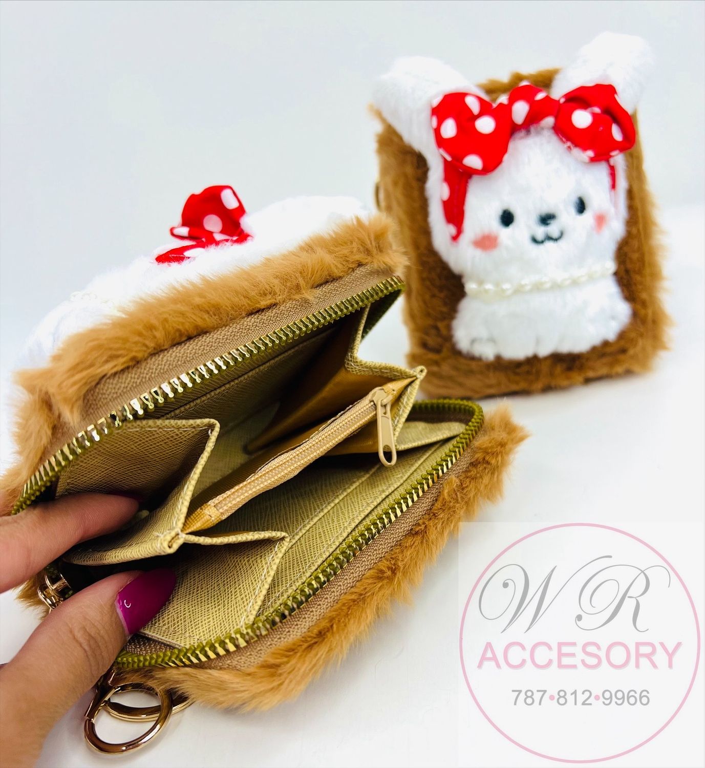 MBG-1632 Wallet mini marrón 1PCS 