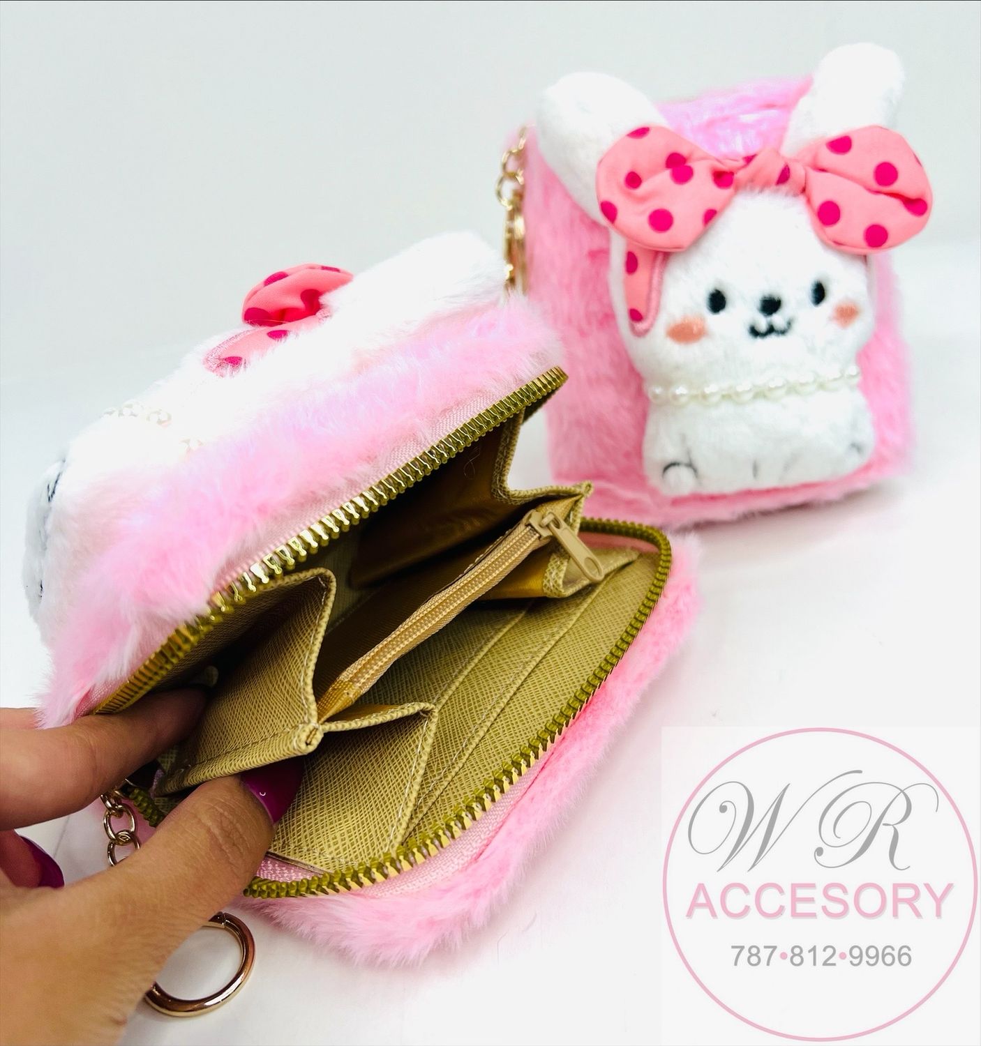 MBG-1632 Wallet mini rosa 1PCS 