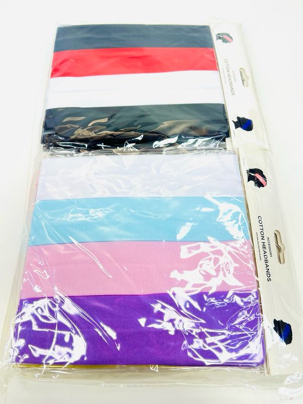 RHW-0419R Headbands 12Pcs 