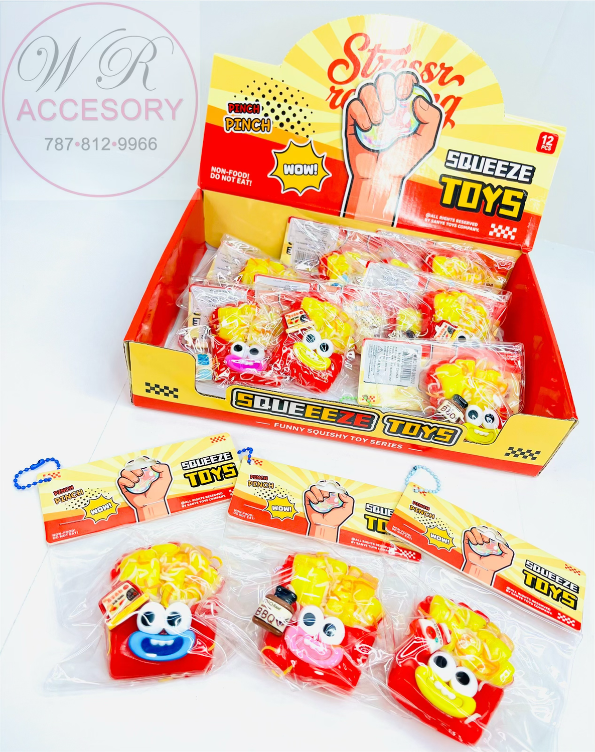 TPR-260902 squishy toys 12pcs