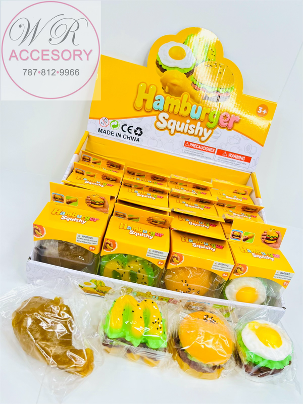 HB-96964 Hamburger Squishy 20pcs