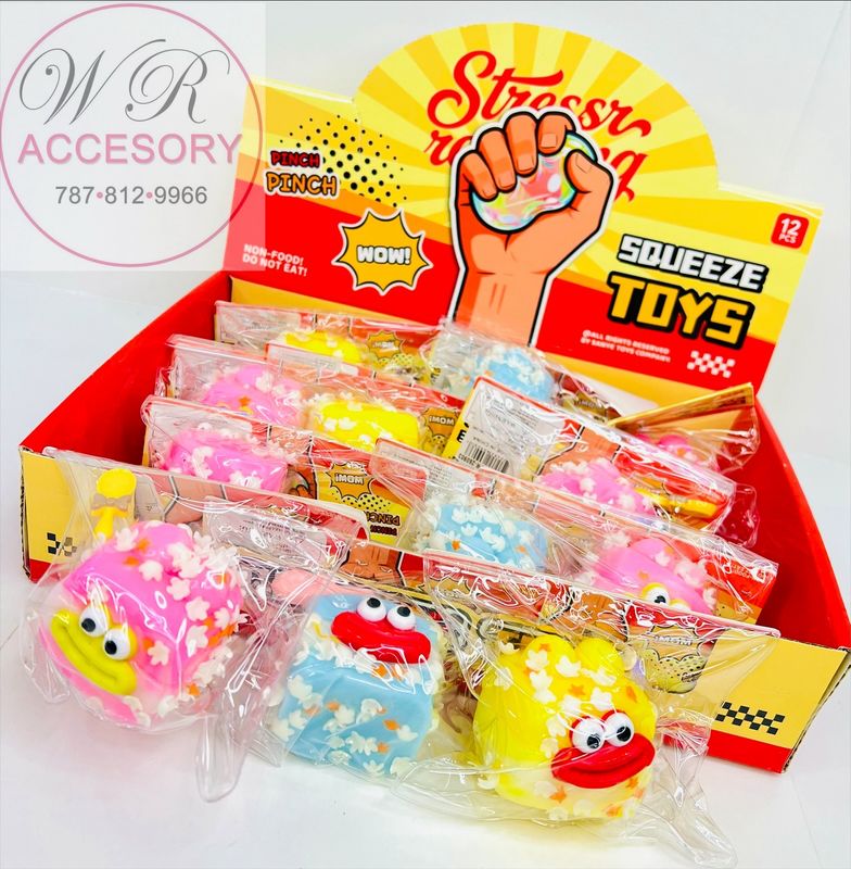 TPR-260903 face Squishy 12Pcs 