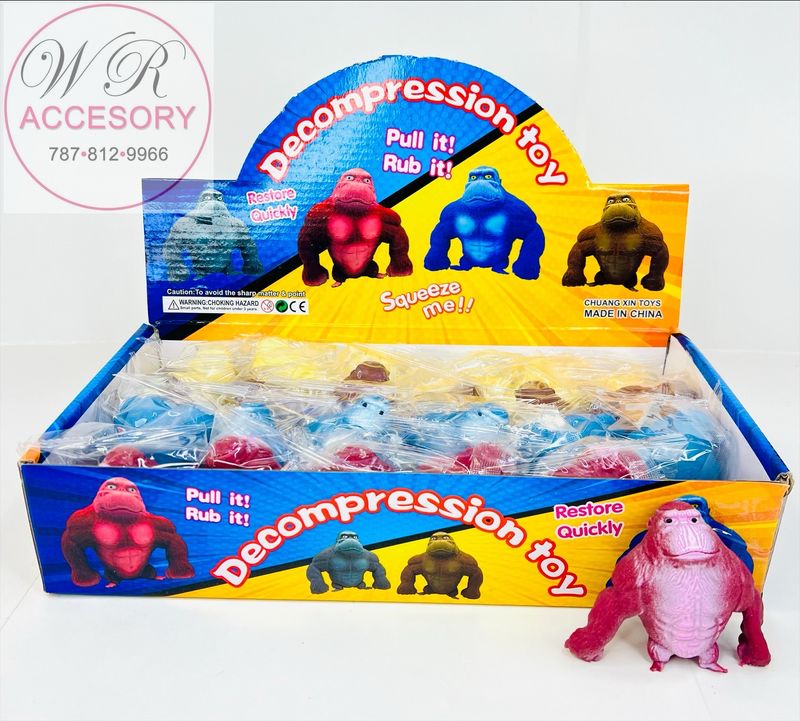 KNV-9877 Monkey Squishy toy 24Pcs