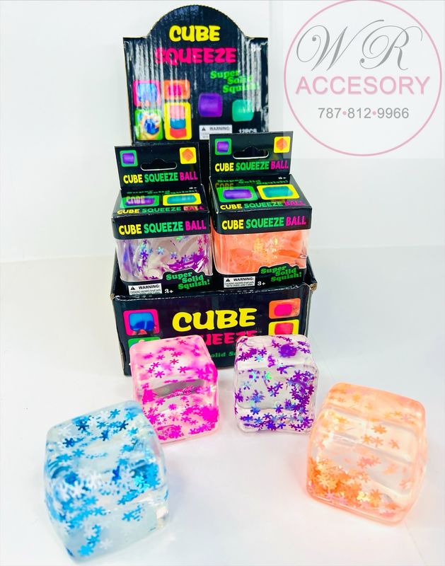 ETC-3448 Cube squishy 12Pcs 