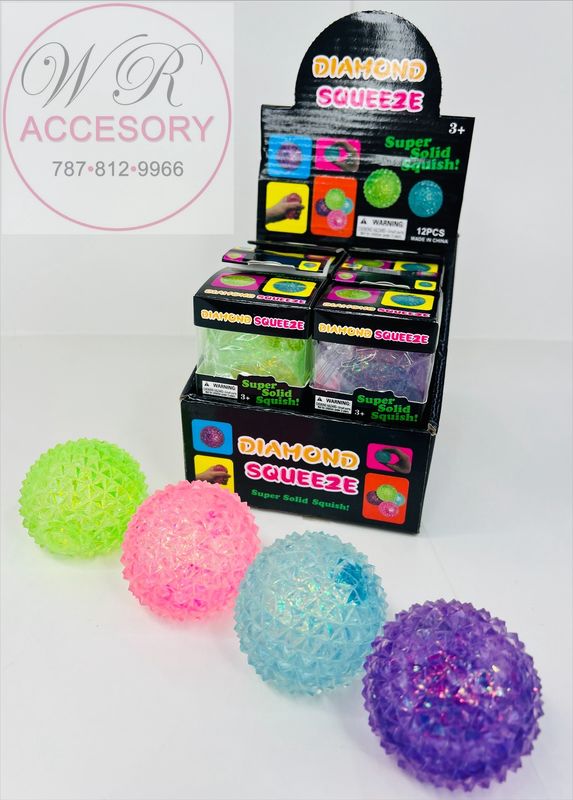 ETC-3447 Diamond squishy 12Pcs 