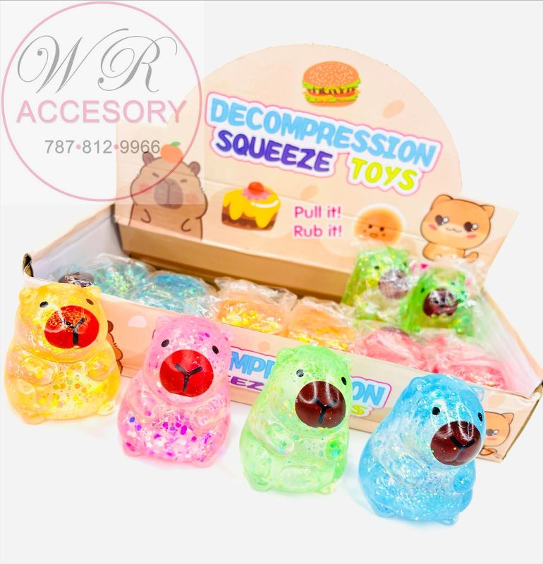 ETC-3334 Capybara Squishy 12 pcs