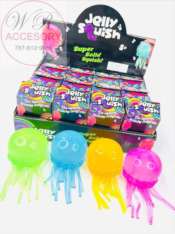 YNV-1792 Jellyfish Squishy 12 pcs