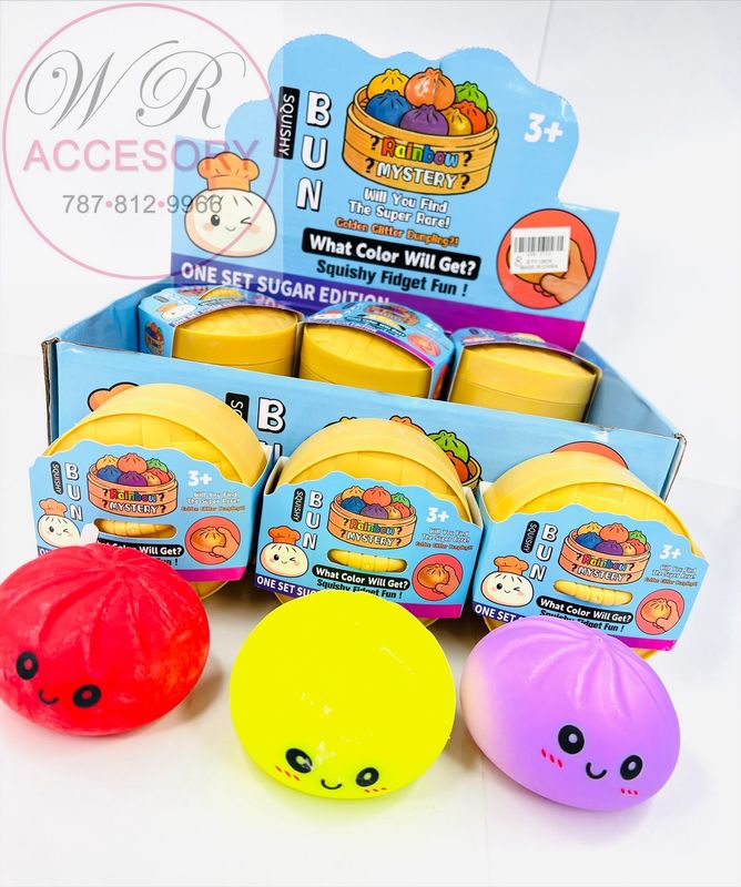 ANV-1713 Dumpling Squishy 12 pcs