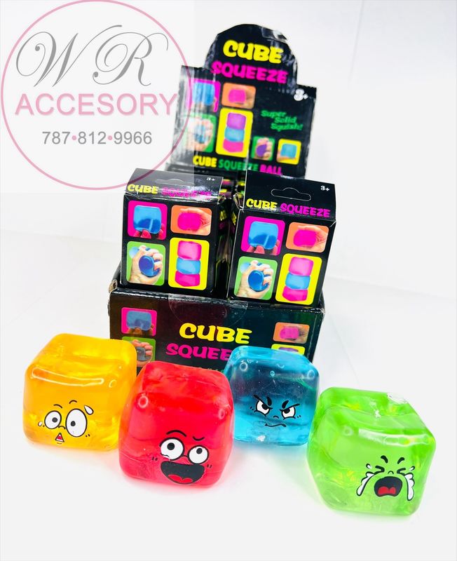 TY-0052 Cube Face Squishy 12 pcs