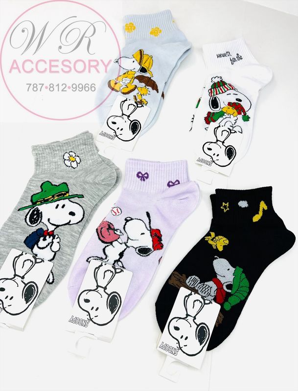 RNT-1657 Medias Snoopy 12 pcs