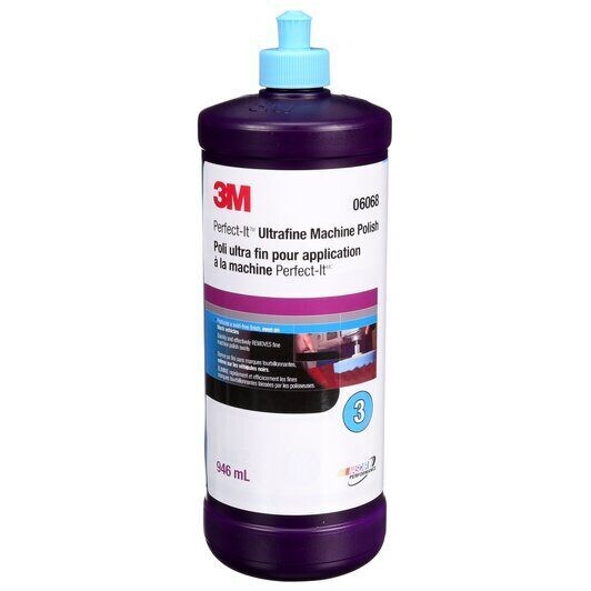 COMPOUND 3M ULTRAFINE MACHINE POLISH 946ML N0: 3