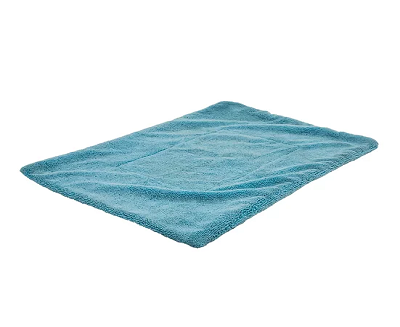 LINGE MICROFIBRE DOUBLE EPAISSEUR 16X23 BLEU 50/PQT