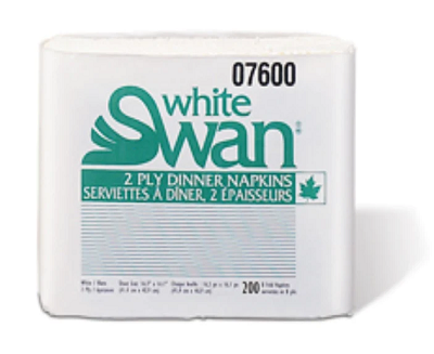 NAPKIN DINER 1PL W.SWAM 3000U 10 X 300U BLANC  07955