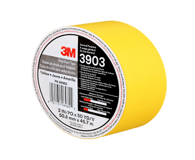 TAPE JAUNE 3M 2 POUCES  UNITÉ