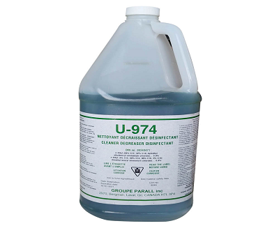 U-974 DESINFECTANT ET GERMICIDE. 4L