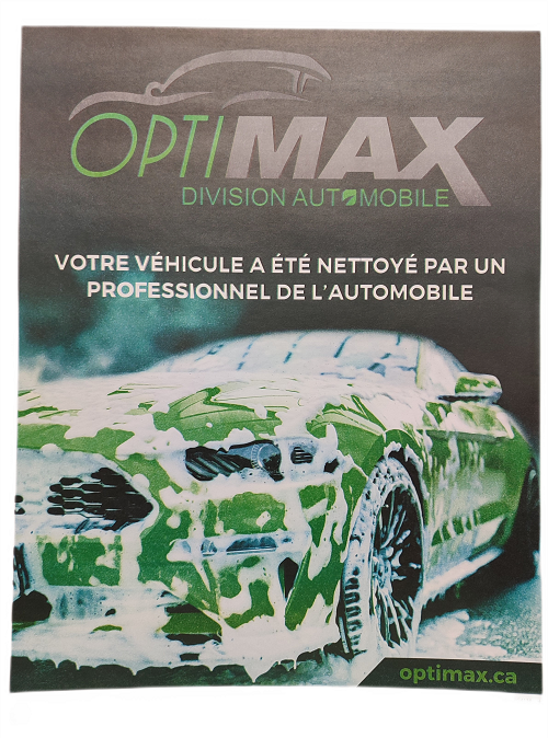 TAPIS D'AUTO OPTIMAX 17X19 500U