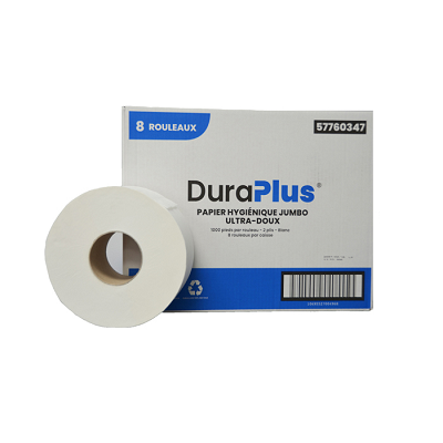 PAPIER HYG 8 RLX 2 PLIS 1000P 12LB 57760347  60/PAL