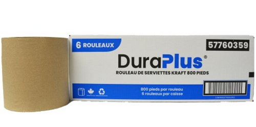 PAPIER A MAIN BRUN 6 X 800' DURA 60/PAL 57760359