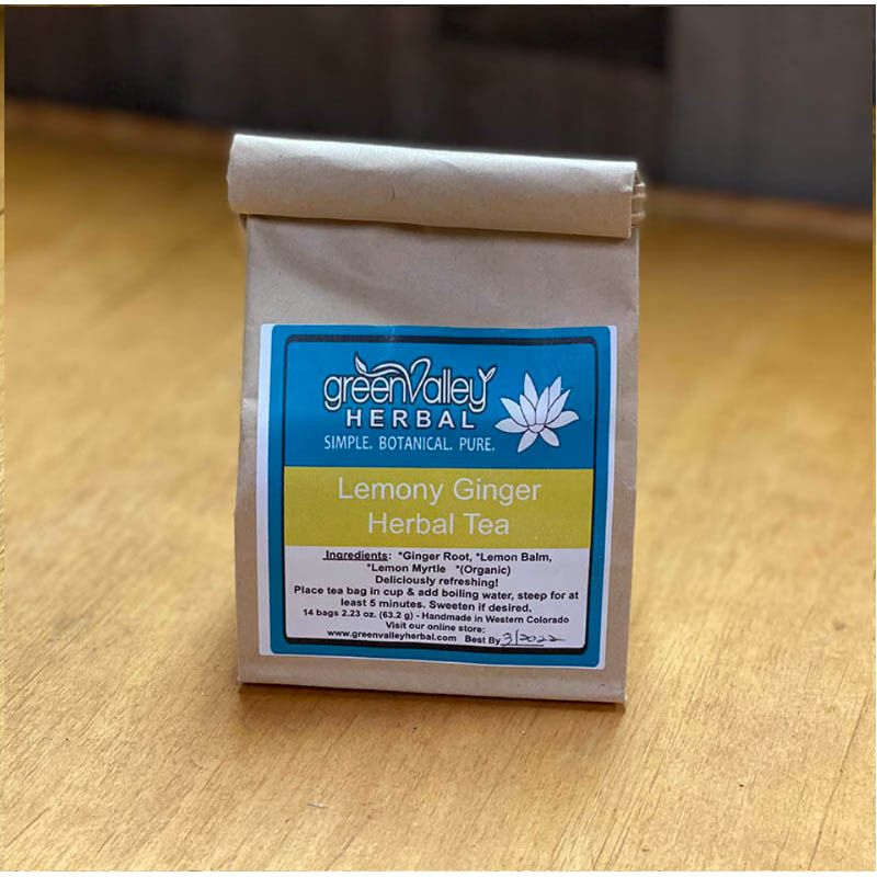 Lemony Ginger Herbal Tea