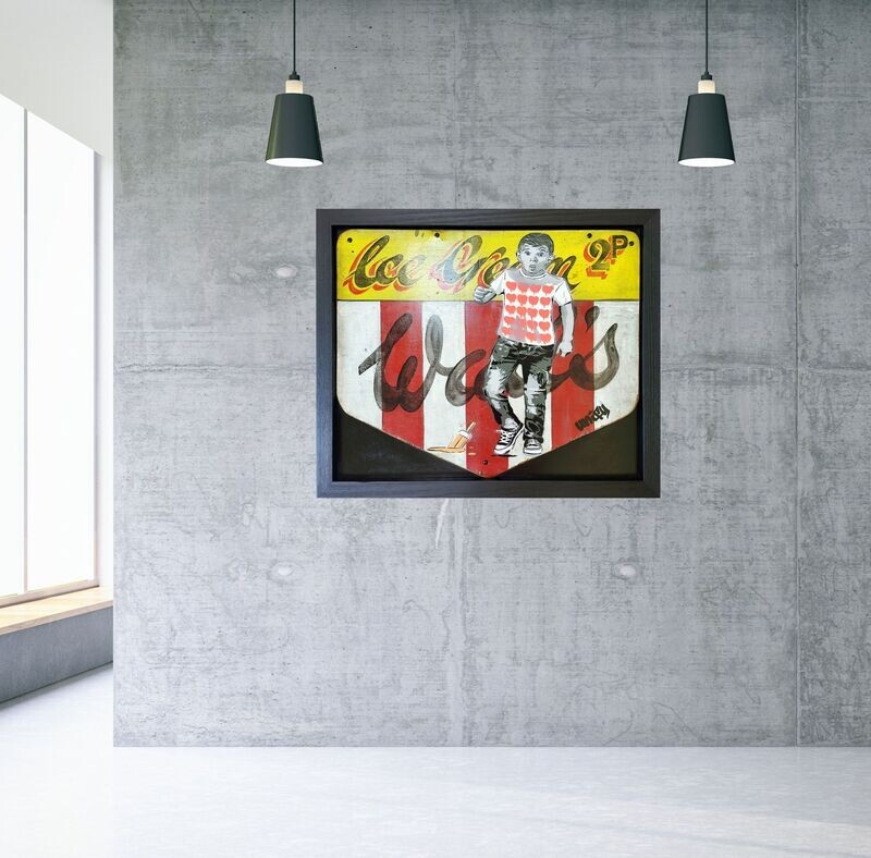 I dropped My Ice-Cream Framed - Reloved Series