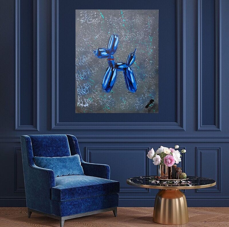 Blue Balloon Dog