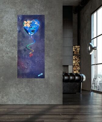 A World of Hope and Love Canvas