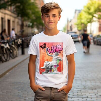 The Graffitist Youth T-Shirt Original Artwork by Unify