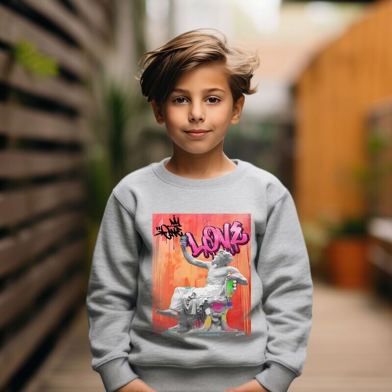 The Graffitist Youth Sweatshirt Original Artwork by Unify