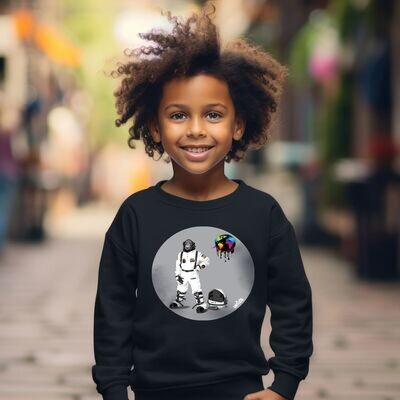 We Come in Peace Youth Sweatshirt Original Artwork by Unify