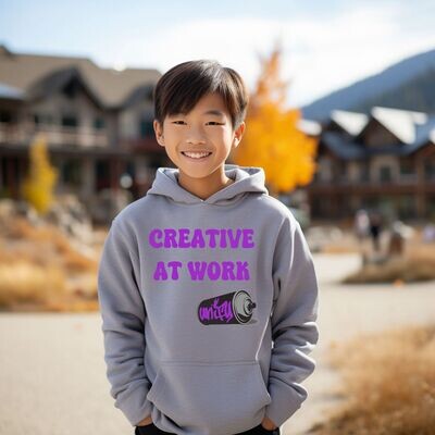 Creative at Work Youth Hoodie Original Artwork by Unify