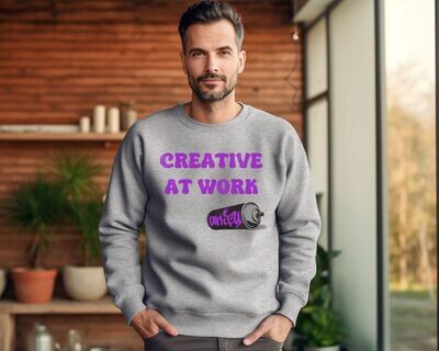 Creative at Work Crewneck Sweatshirt Original Artwork by Unify