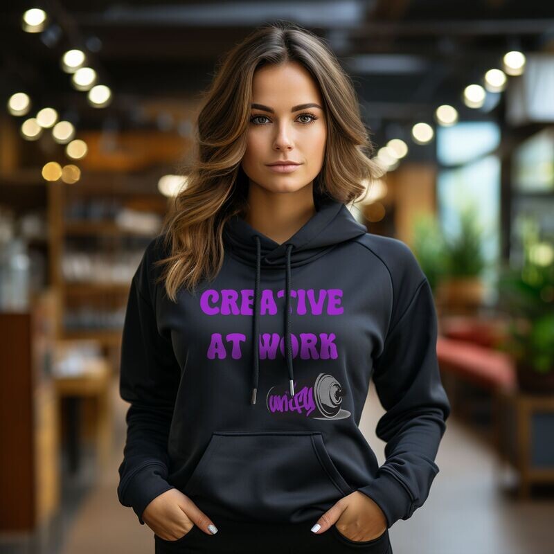 Creative at Work Hoodie Original Artwork by Unify