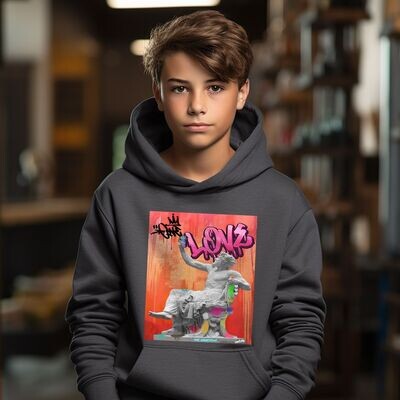 The Graffitist Youth Hoodie Original Artwork by Unify