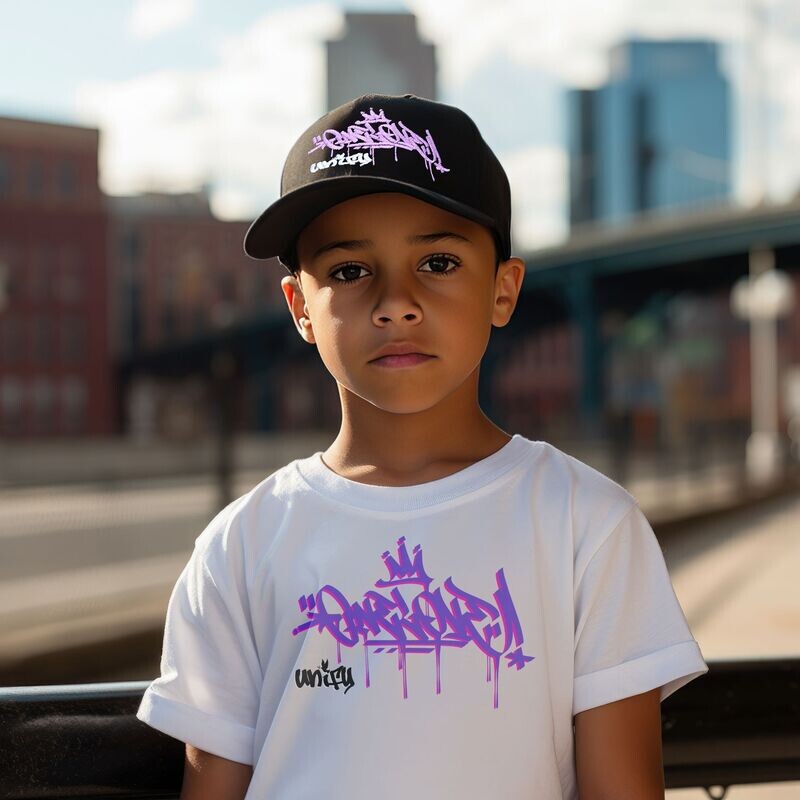 Unify Hot Pink One Love Emboss Stitched Snapback Cap Youth Size