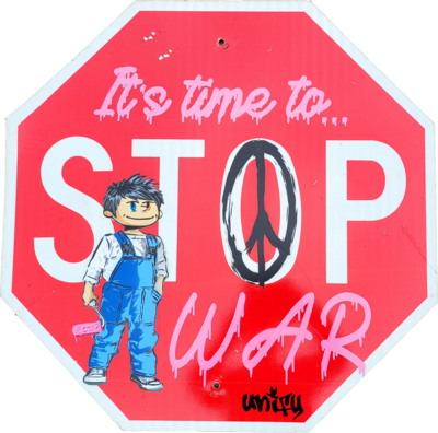PAX Its Time To Stop War Sign