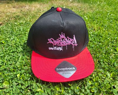 Unify Hot Pink One Love Emboss Stitched Snapback Cap Youth Size Red Peak Summer Edition